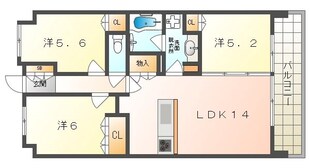 パークホームズLaLa門真の物件間取画像